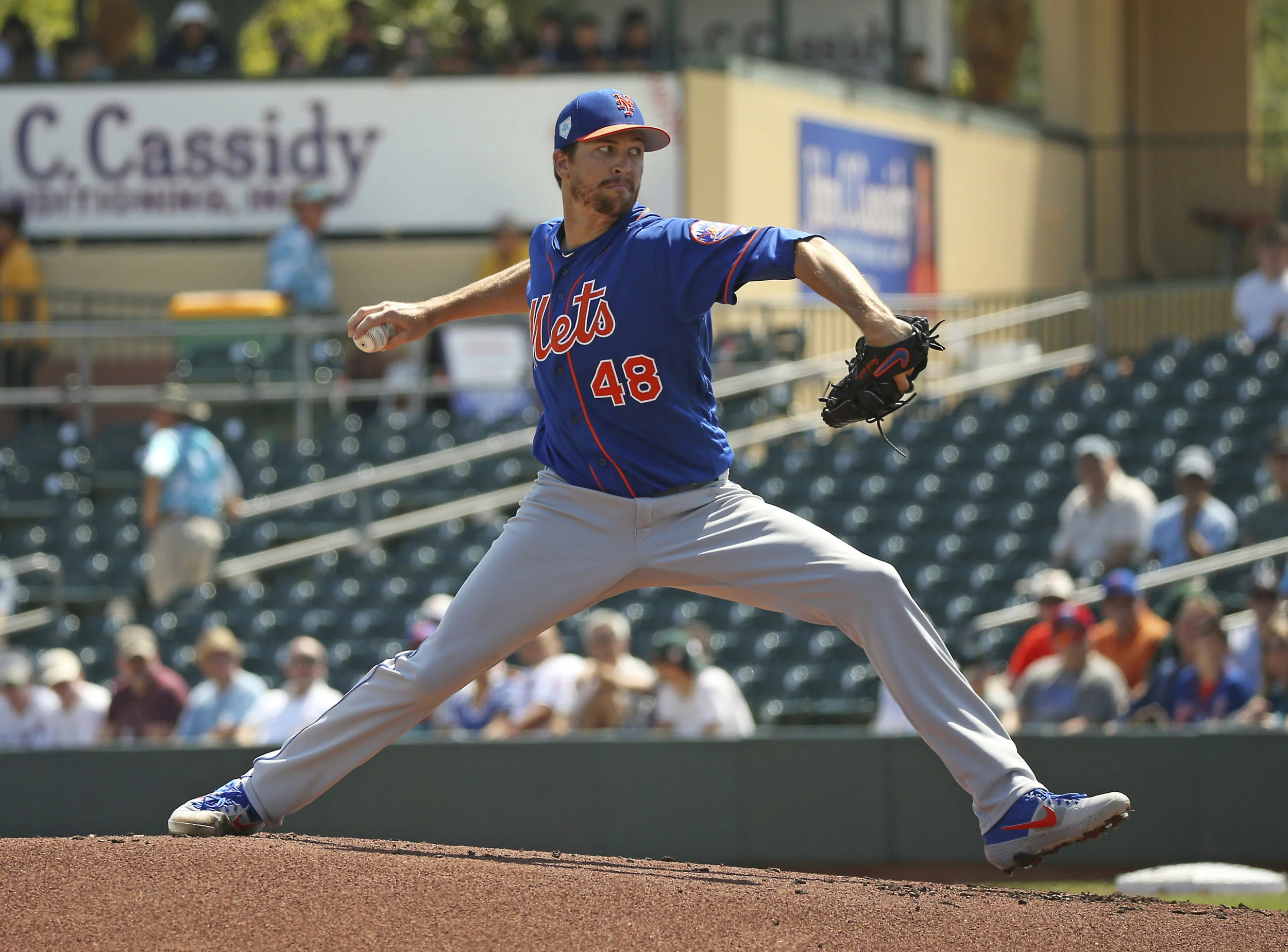 Mets Ace Jacob DeGrom will ink a five-year extension with the club. David Santiago/Miami Herald via AP, File.