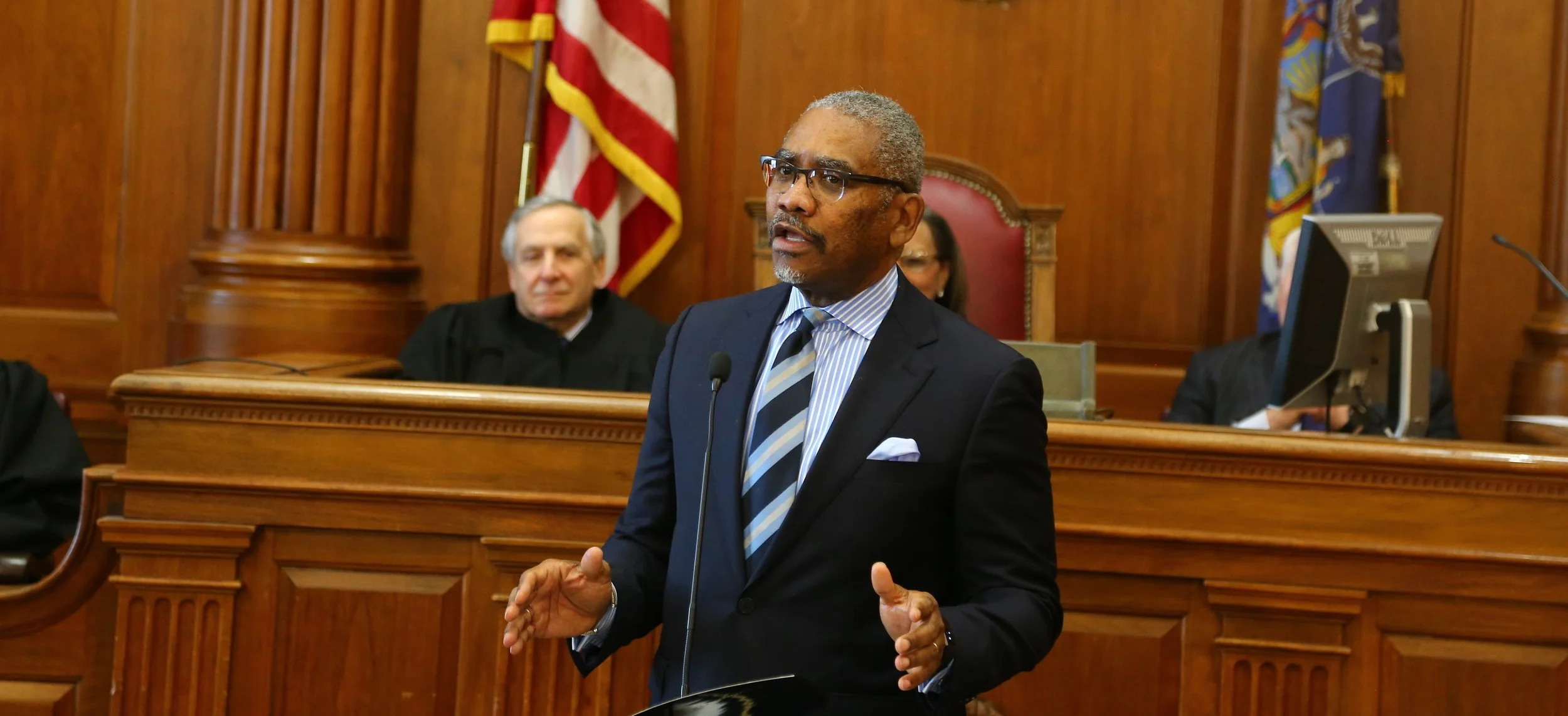 U.S. Rep. Gregory Meeks, the new chairperson of the Queens County Democratic Committee. Eagle file photo by Andy Katz