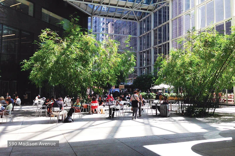 Privately Owned Public Spaces are getting a new logo