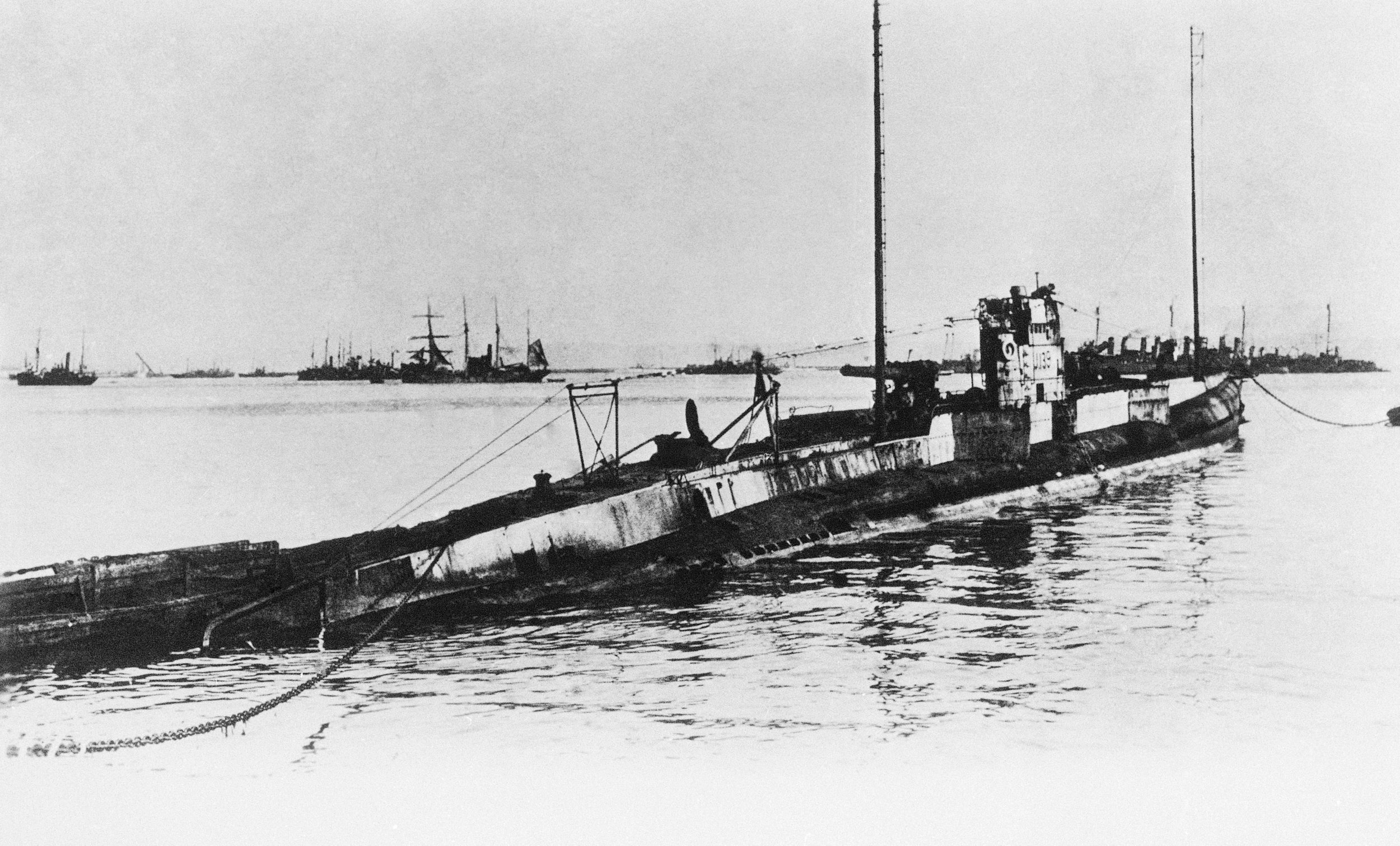A German U-boat, similar to the one that sunk a British tanker near the Rockaways in 1942. (AP Photo).