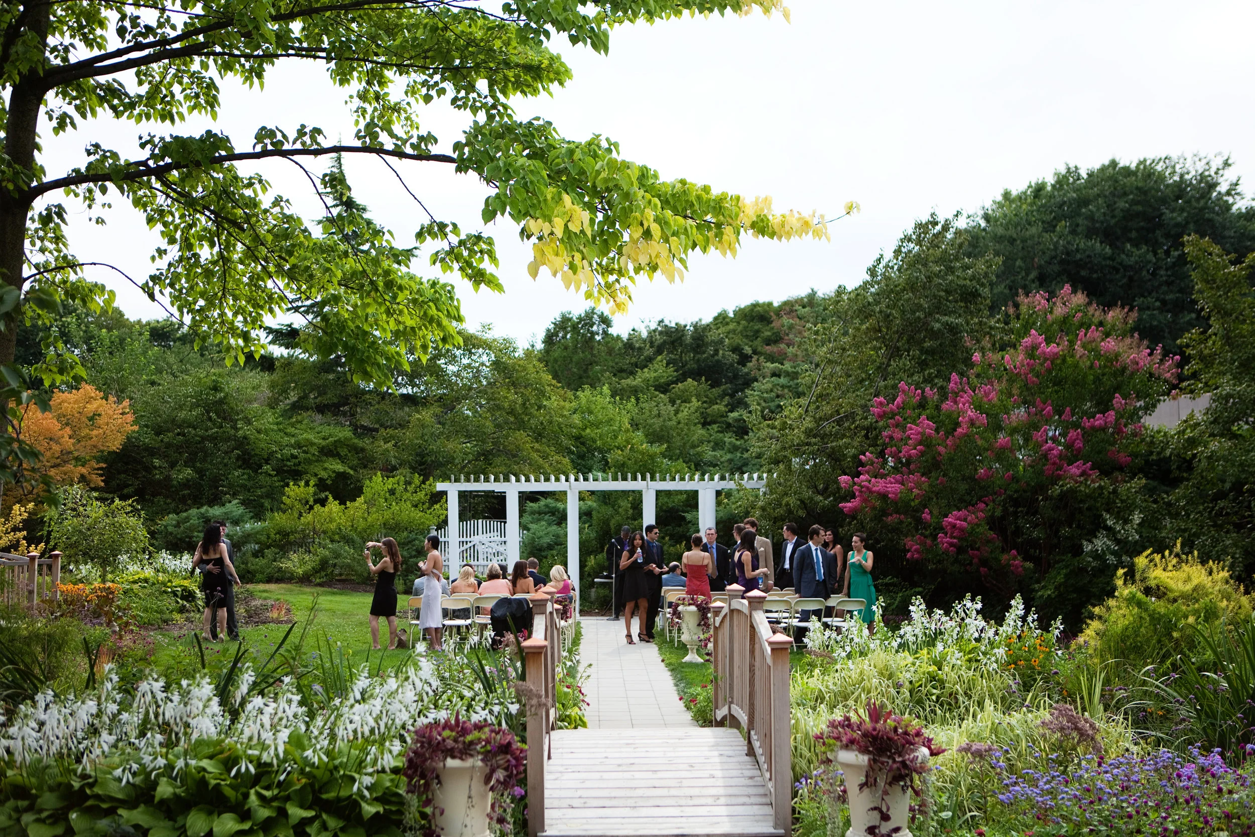 Have your love bloom at the Queens Botanical Gardens. Photo courtesy of the Queens Botanical Garden.