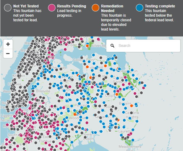 Queens parks top list of lead-contaminated drinking fountains tested so far