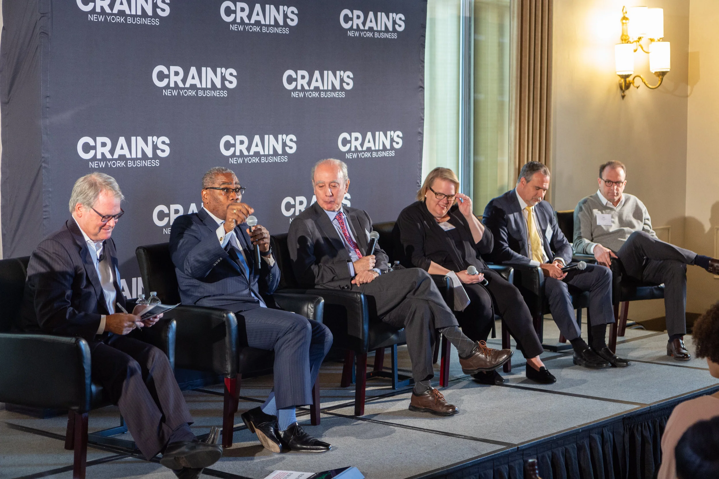 Queens Rep. Gregory Meeks spoke at the summit about the need for community involvement in improving Queens’ airports.
