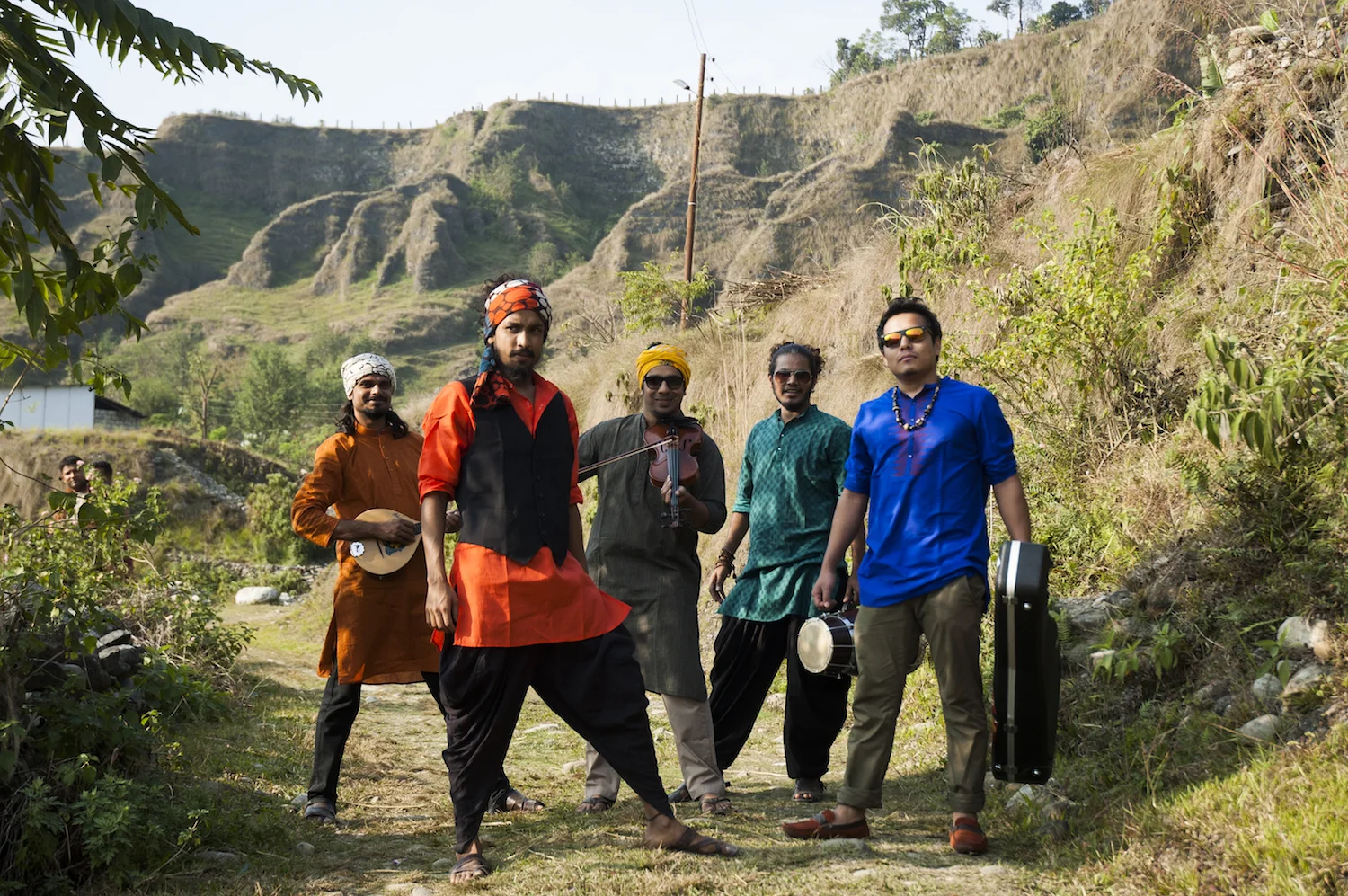 Kabir Cafe group mixes the verses of 15th Century mystic poet-saint Kabir with Malawi folk music and the discipline of Carnatic music with rock’s gritty energy. Photos courtesy of QEDC.