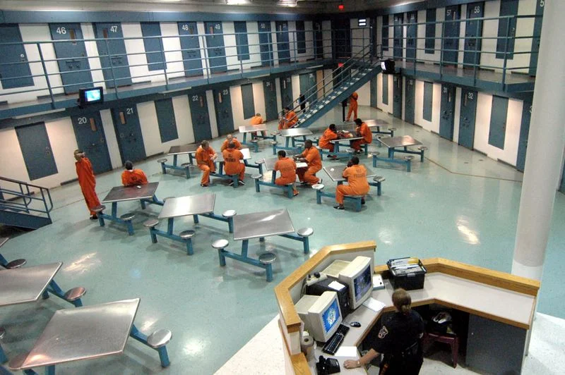Detainees inside the Bergen County Jail. Photo via the Bergen County Sheriff’s Office.