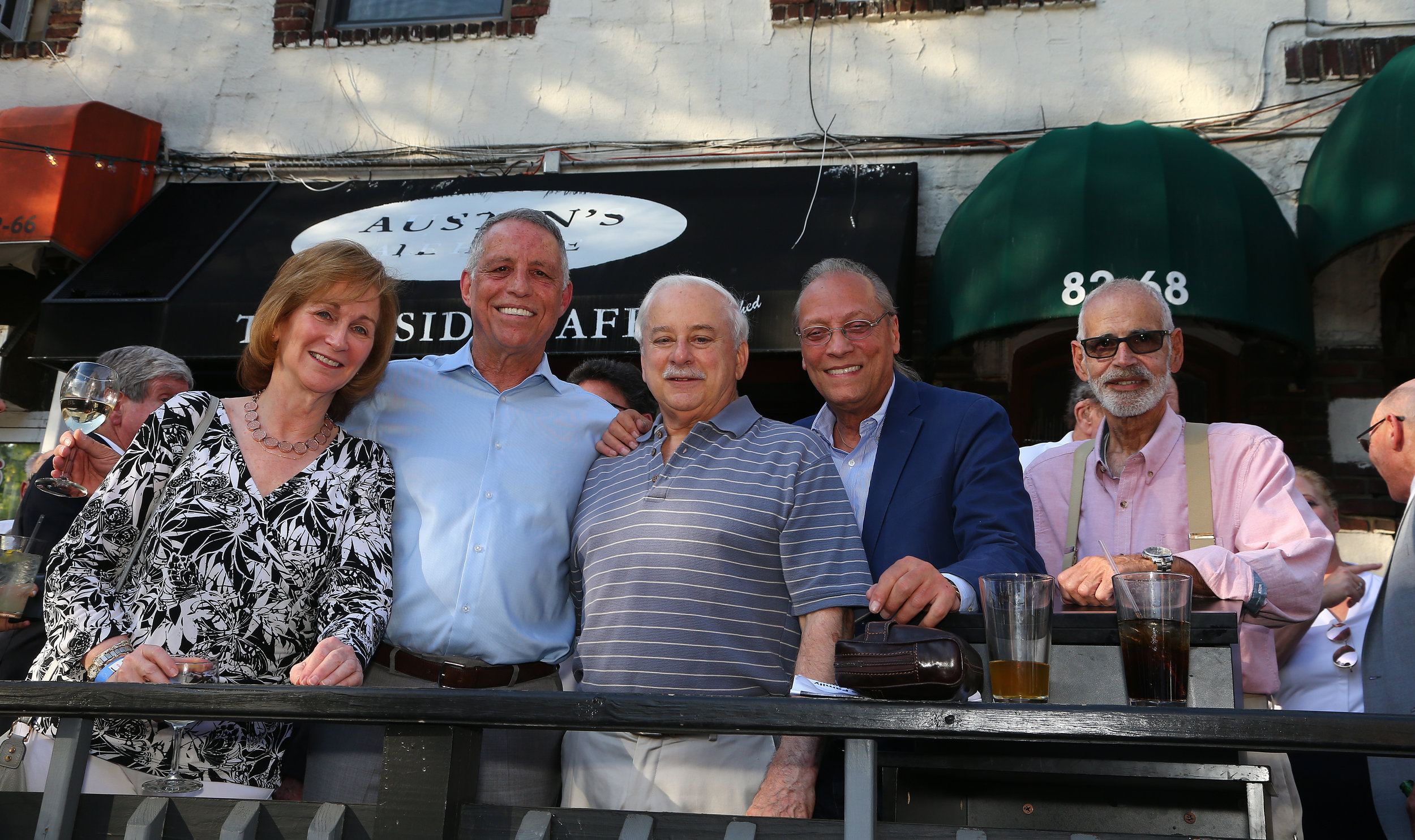  From left, Bonnie Cohen, Todd Greenberg, the Hon. Greg Lasak, Dominic Addabbo and the Hon. George Heymann. 