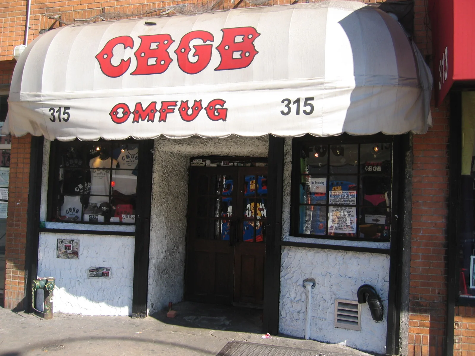 The legendary rock club CBGB. Photo by adam dicarlo via wikimedia commons