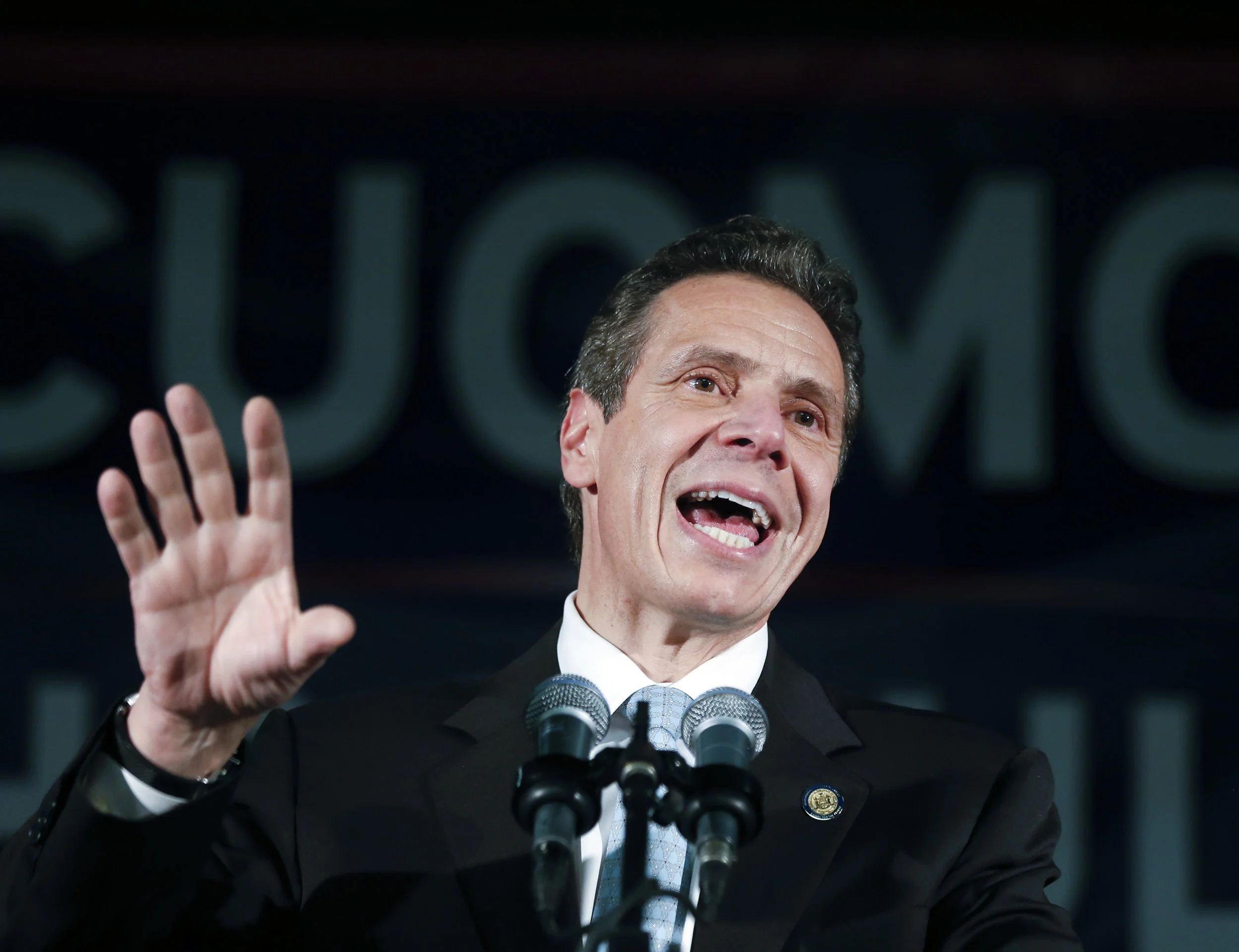 Gov. Andrew Cuomo signed a bill Friday that bars employers from discriminating against employees or job candidates because of their religious garb or facial hair. AP Photo/Mike Groll.
