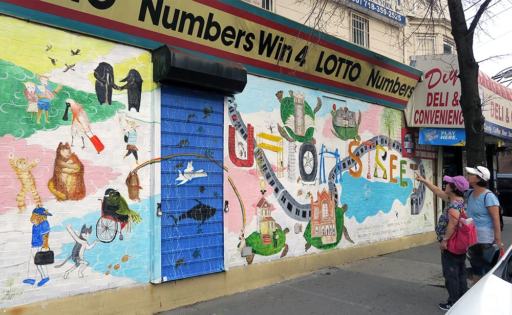 Flushing mural shows that home is where the art is