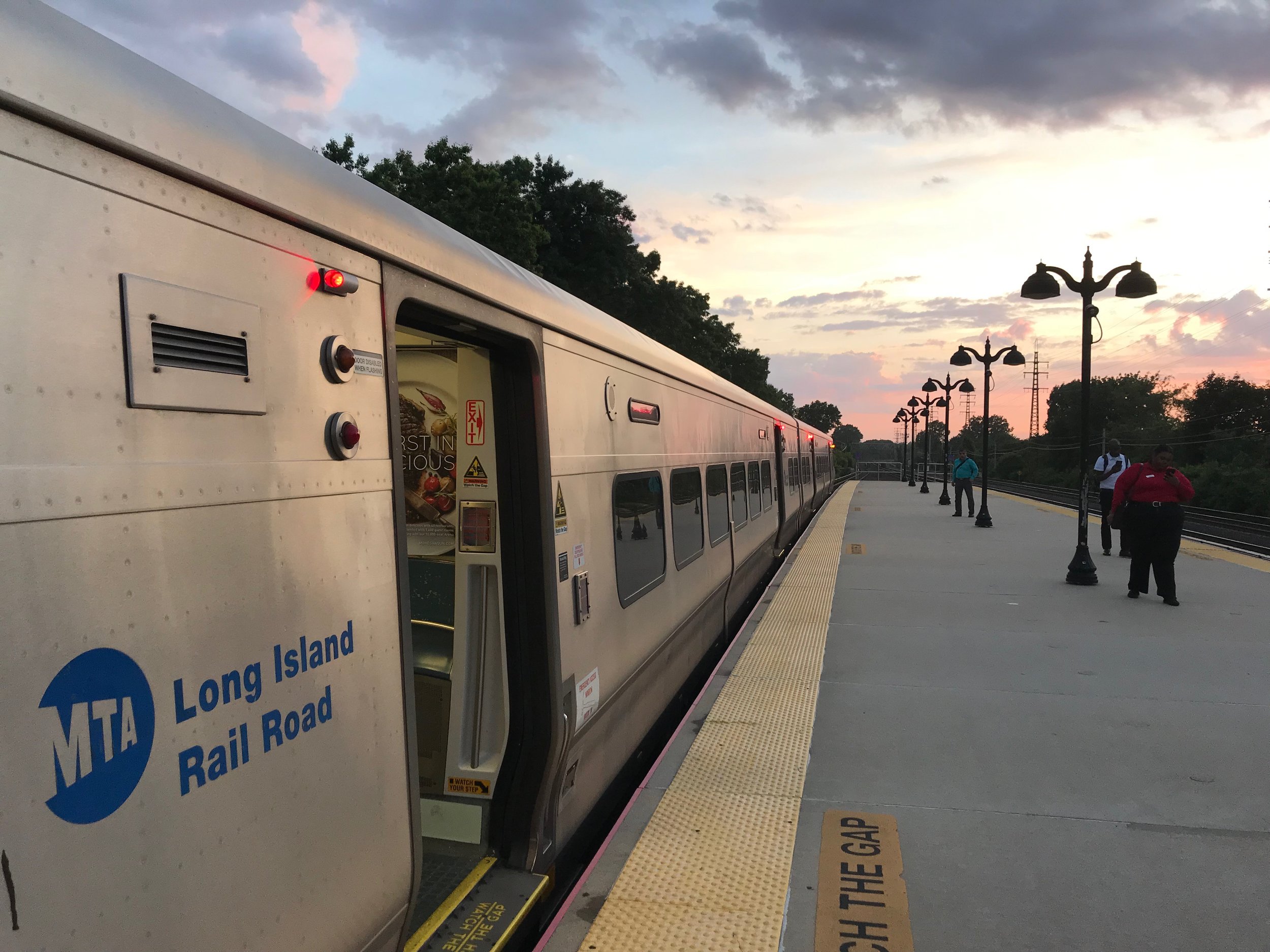 Service on the Hempstead branch of the Long Island Rail Road will only be available from Hollis, Queens Village and Floral Park this weekend as the LIRR improves service through several Queens and Long Island stations. Eagle photo by Jonathan Sperling.