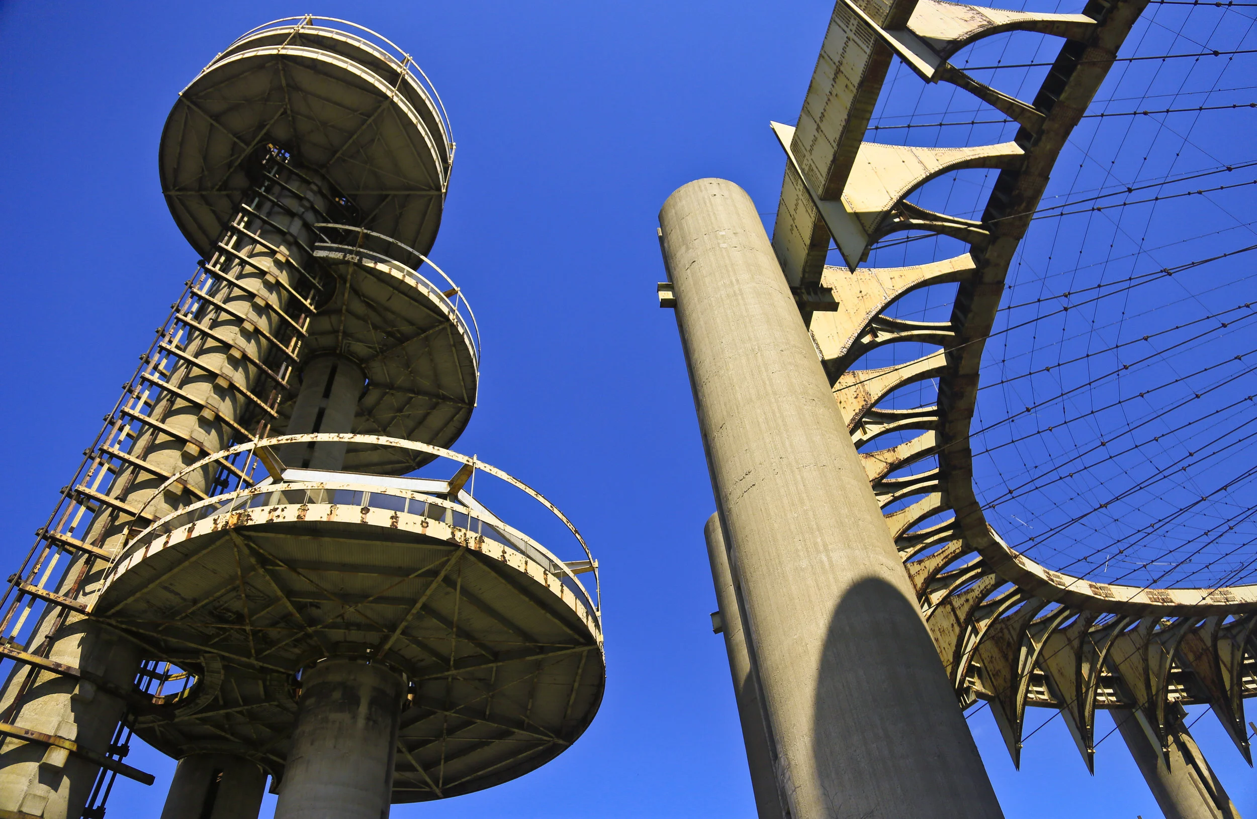 The 1964 World’s Fair New York State Pavilion Observation Towers in 2014. AP Photo/Bebeto Matthews.