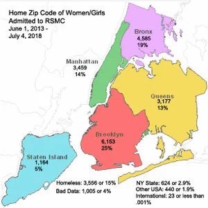 Map courtesy of @CloseROSies via DATA obtained from the department of correction