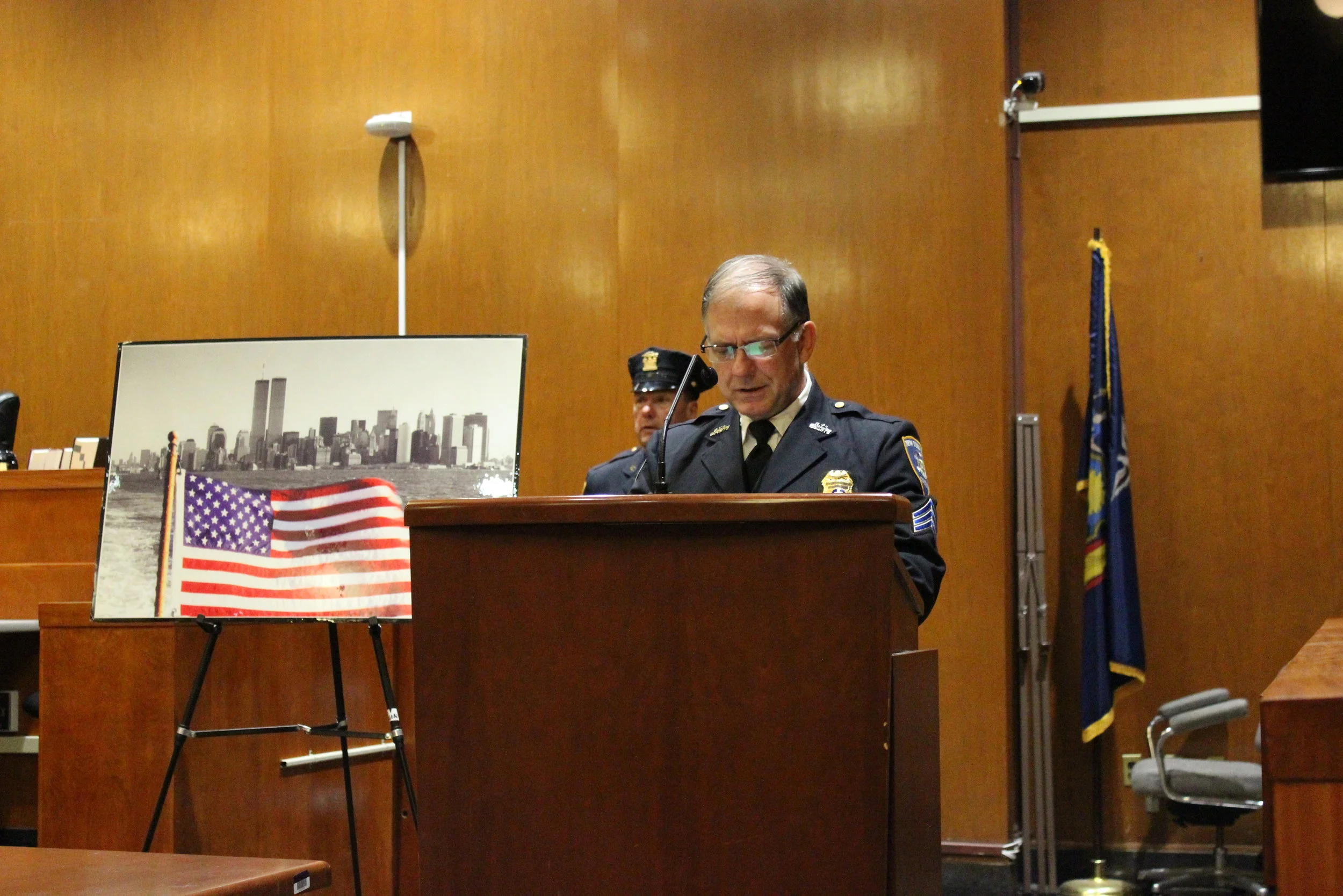 ‘We did not fall’: Court officers remember colleagues who died on 9/11