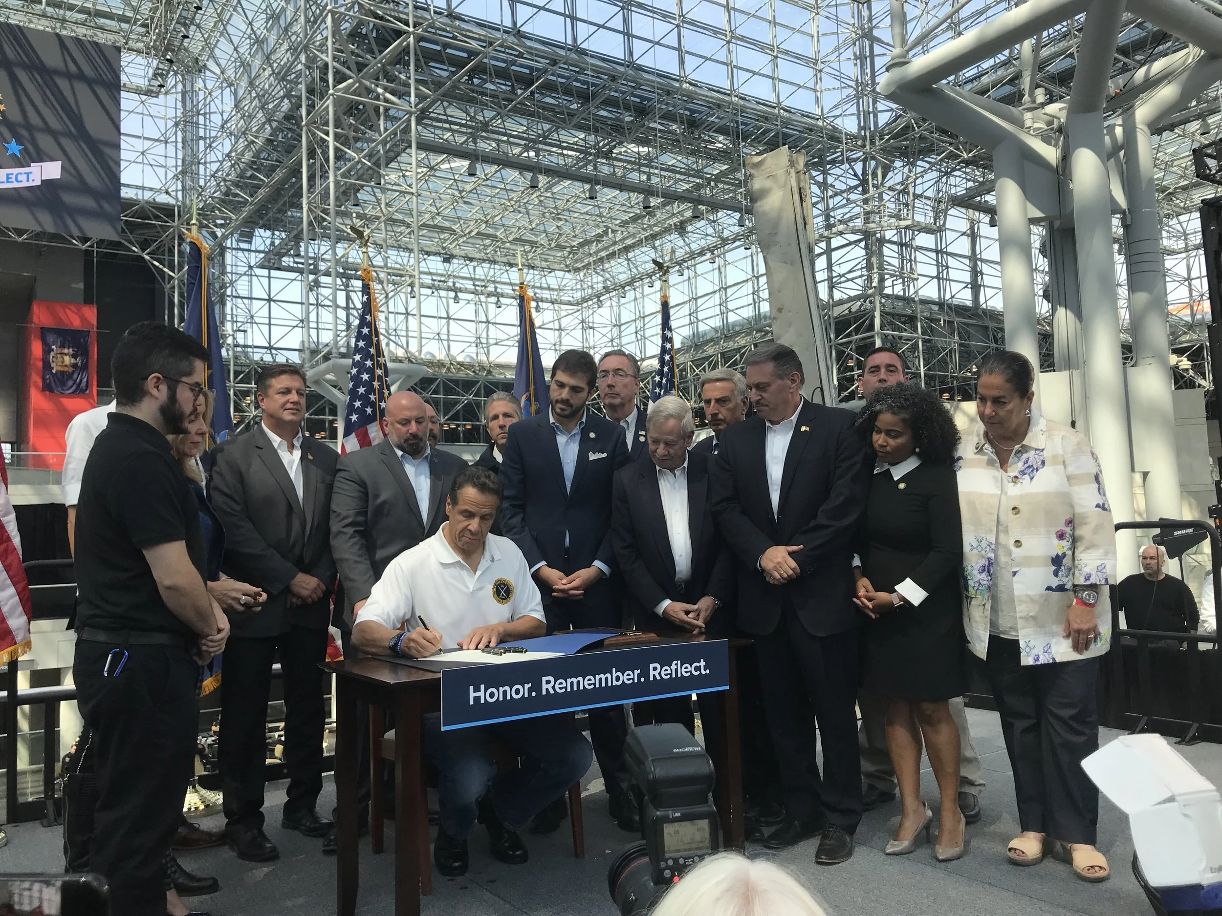 Cuomo passes new laws to help 9/11 first responders 