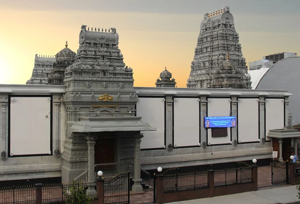 This Flushing temple was the first of its kind in North America. Photo by Hindu Temple Society of North America