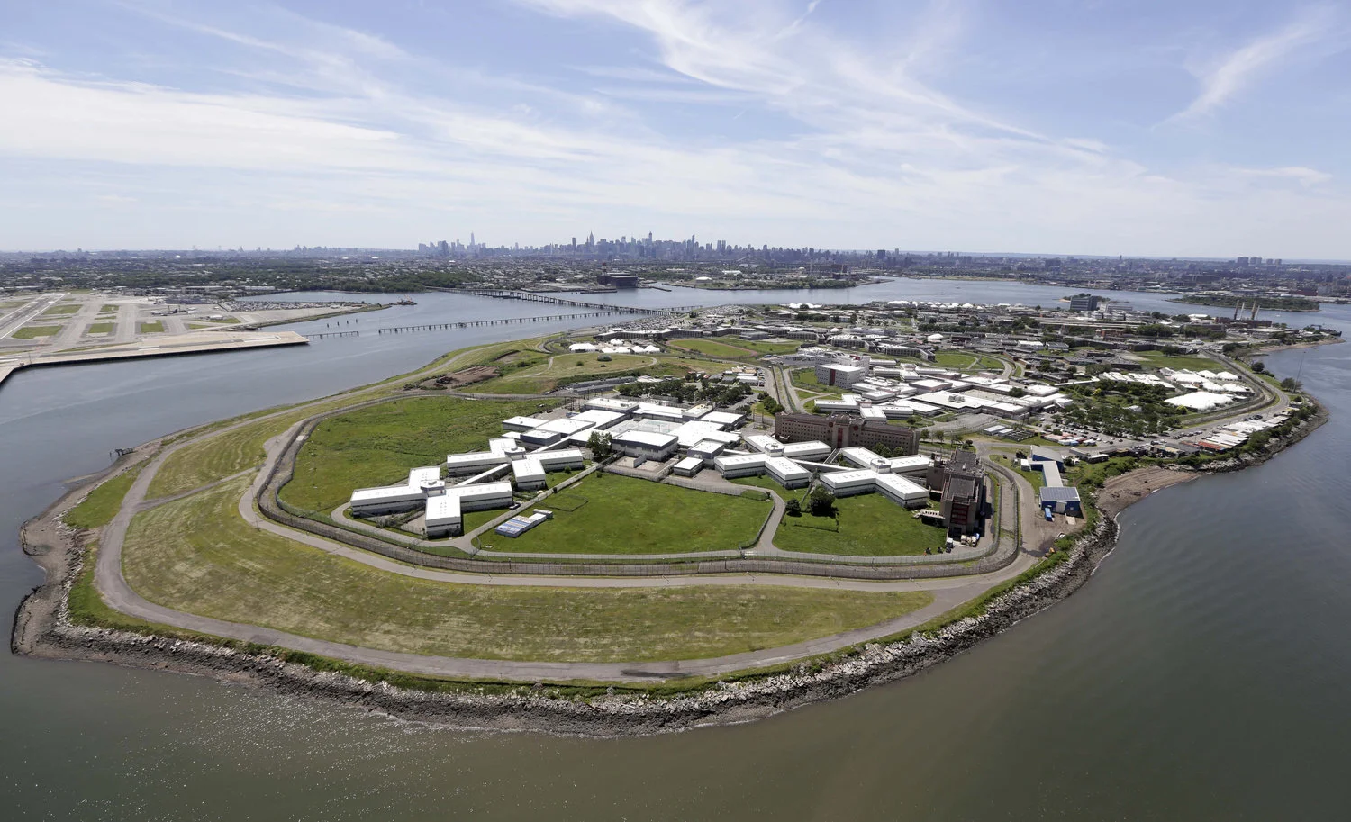 Rikers Island. AP Photo/Seth Wenig