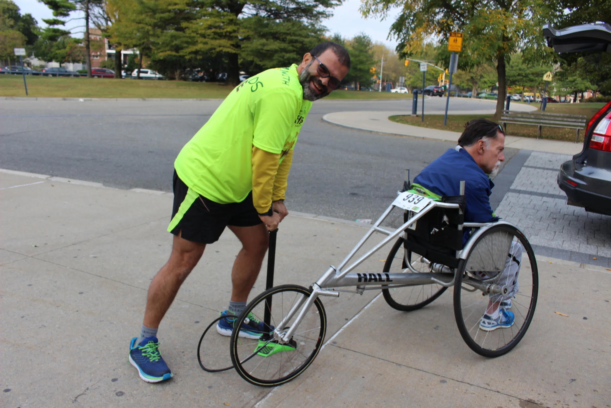 For Achilles athletes and their guides, running marathons is a team sport 