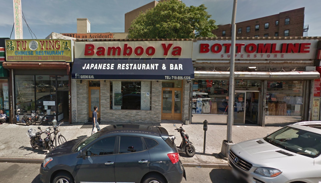 Rego Park restaurant Bamboo Ya serves a large collection of sakis. Photo via Google Maps.
