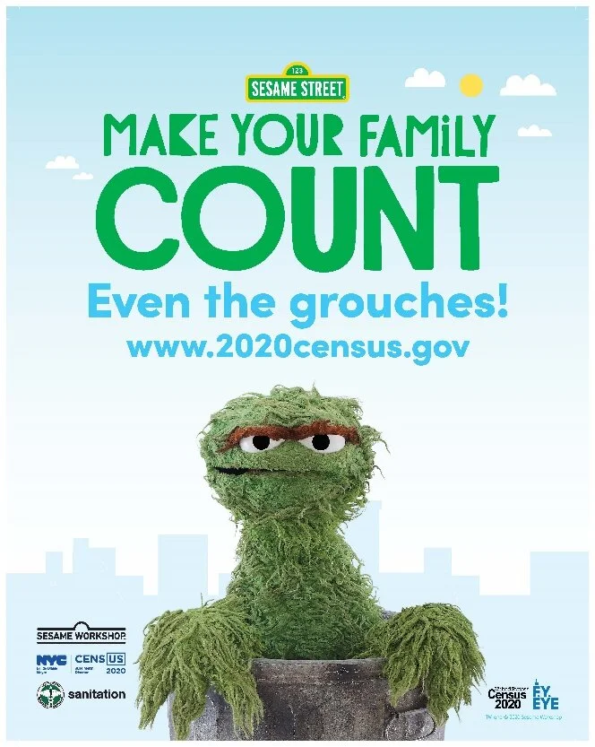 Don’t be a Grouch — fill out the census