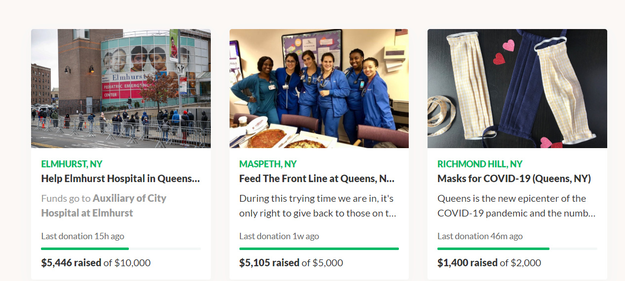 GoFundQueens: Online fundraisers help power Queens COVID response