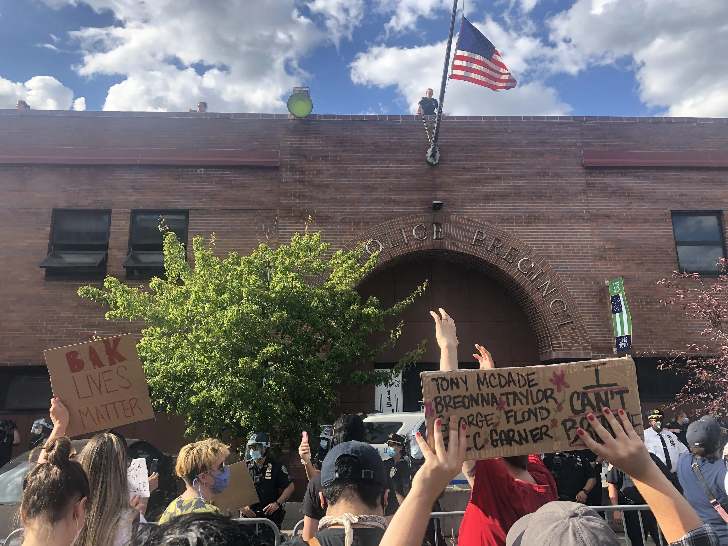 Black Lives Matter demonstrators take to streets in Jackson Heights
