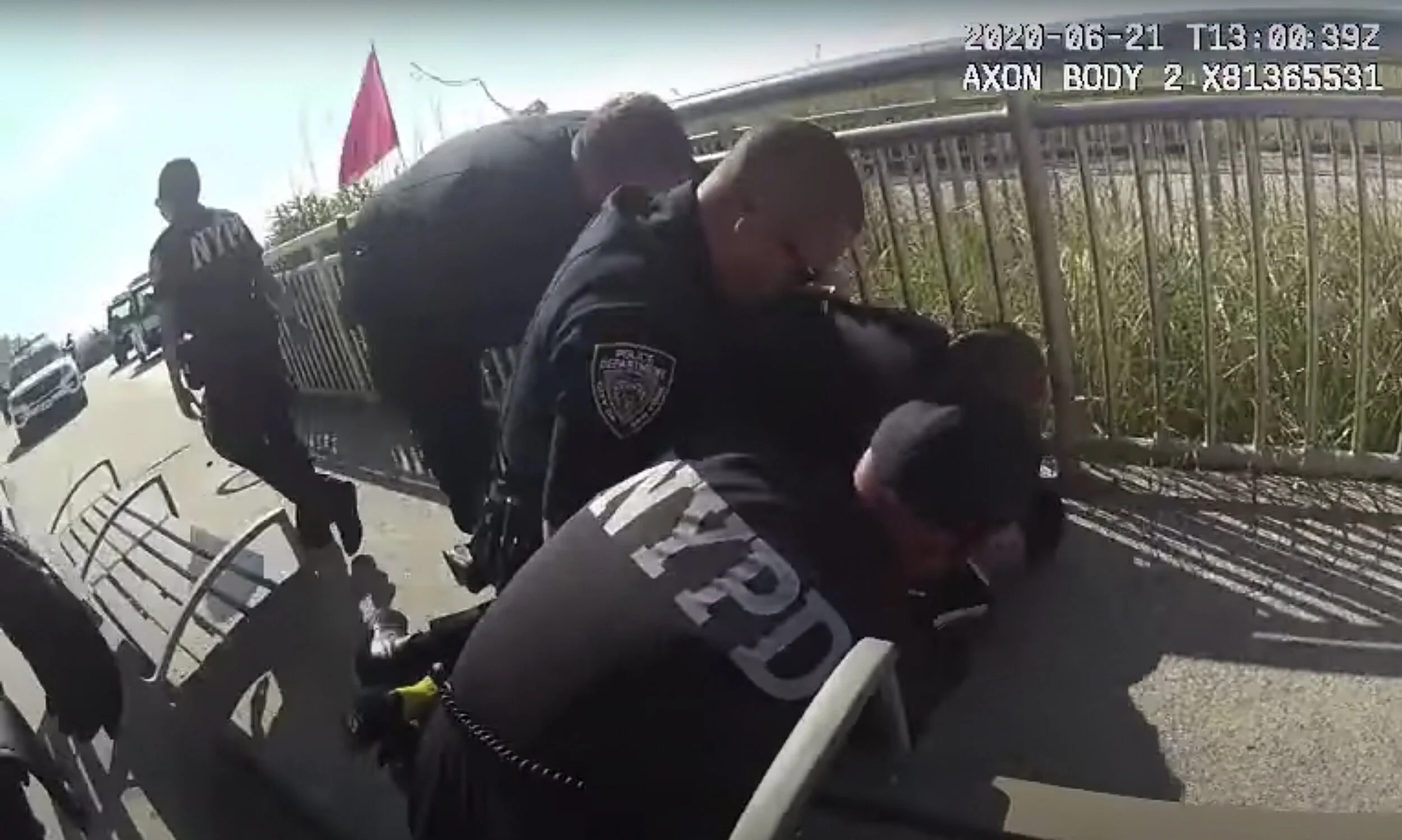 Queens cop suspended for chokehold on Rockaway Beach boardwalk