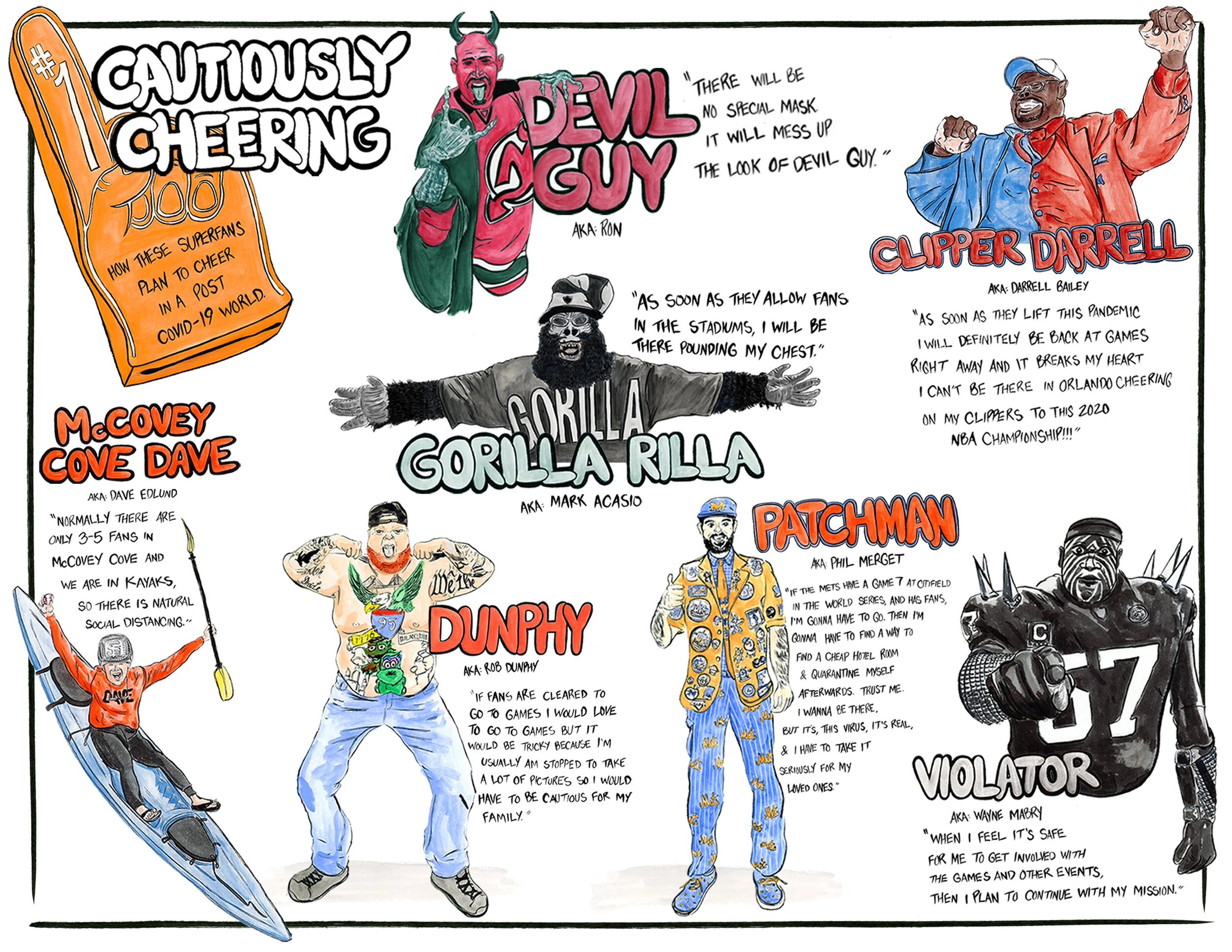 Cautiously cheering: How sports superfans are adapting to COVID