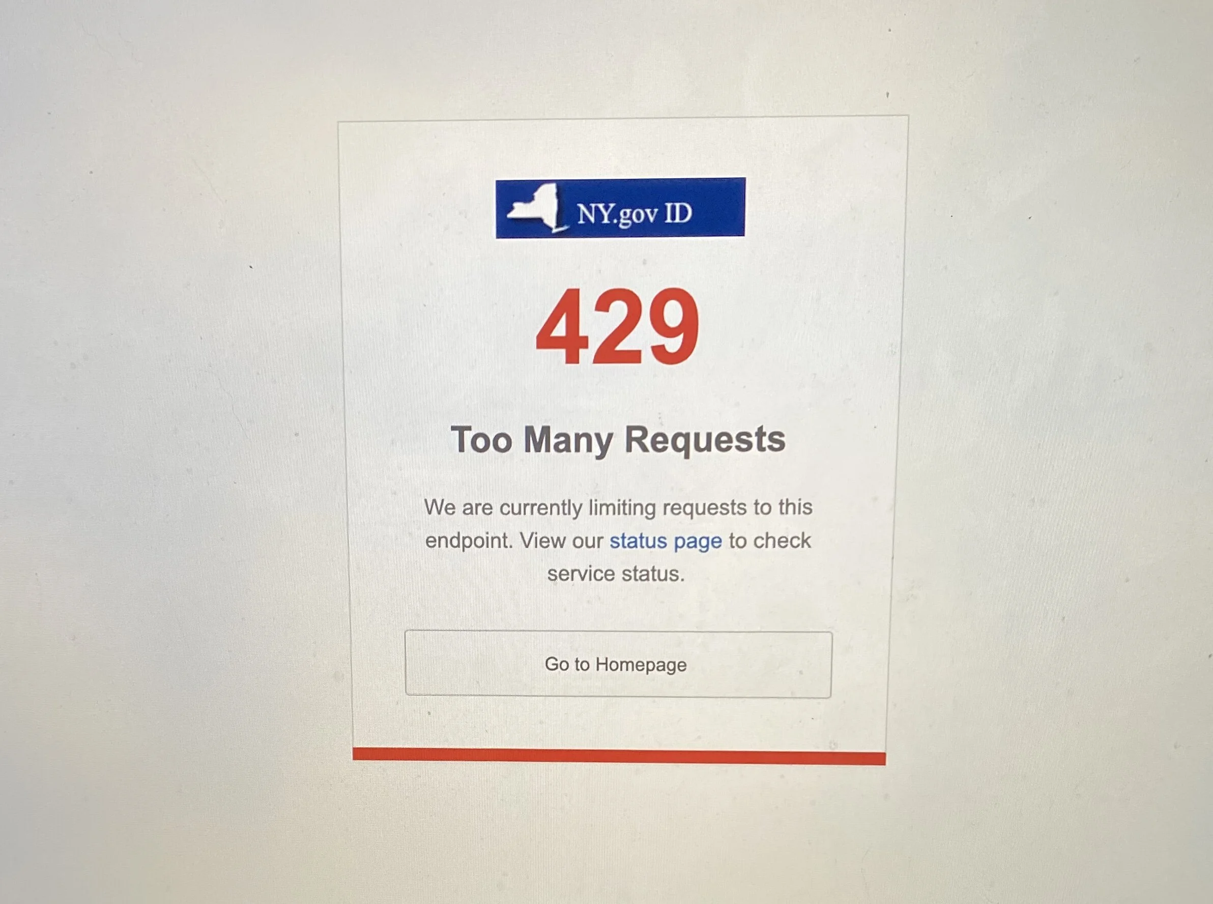 ‘Too Many Requests’ — New York’s new rental relief website immediately crashes&nbsp;