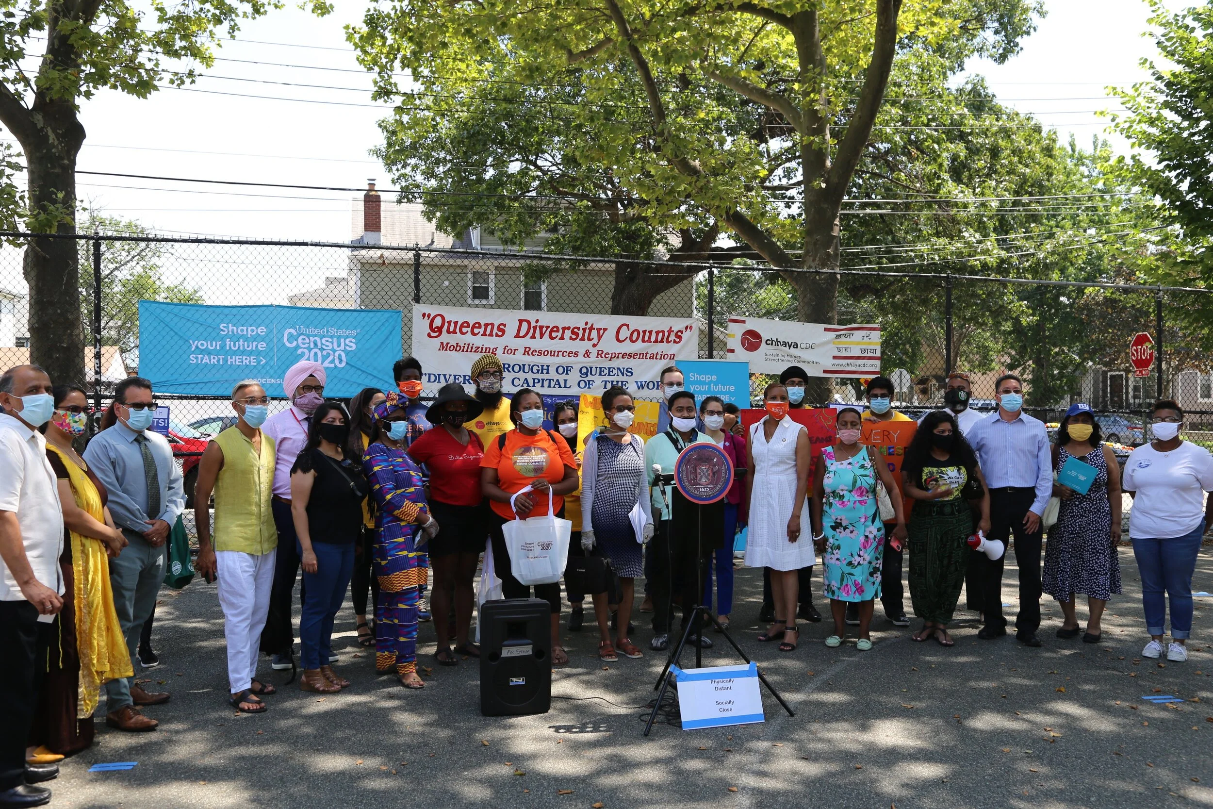 Richmond Hill rallygoers urge neighbors to complete the Census 