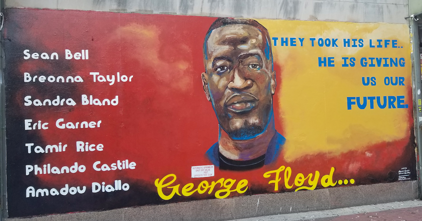 Jamaica’s new George Floyd murals highlight human cost of police brutality