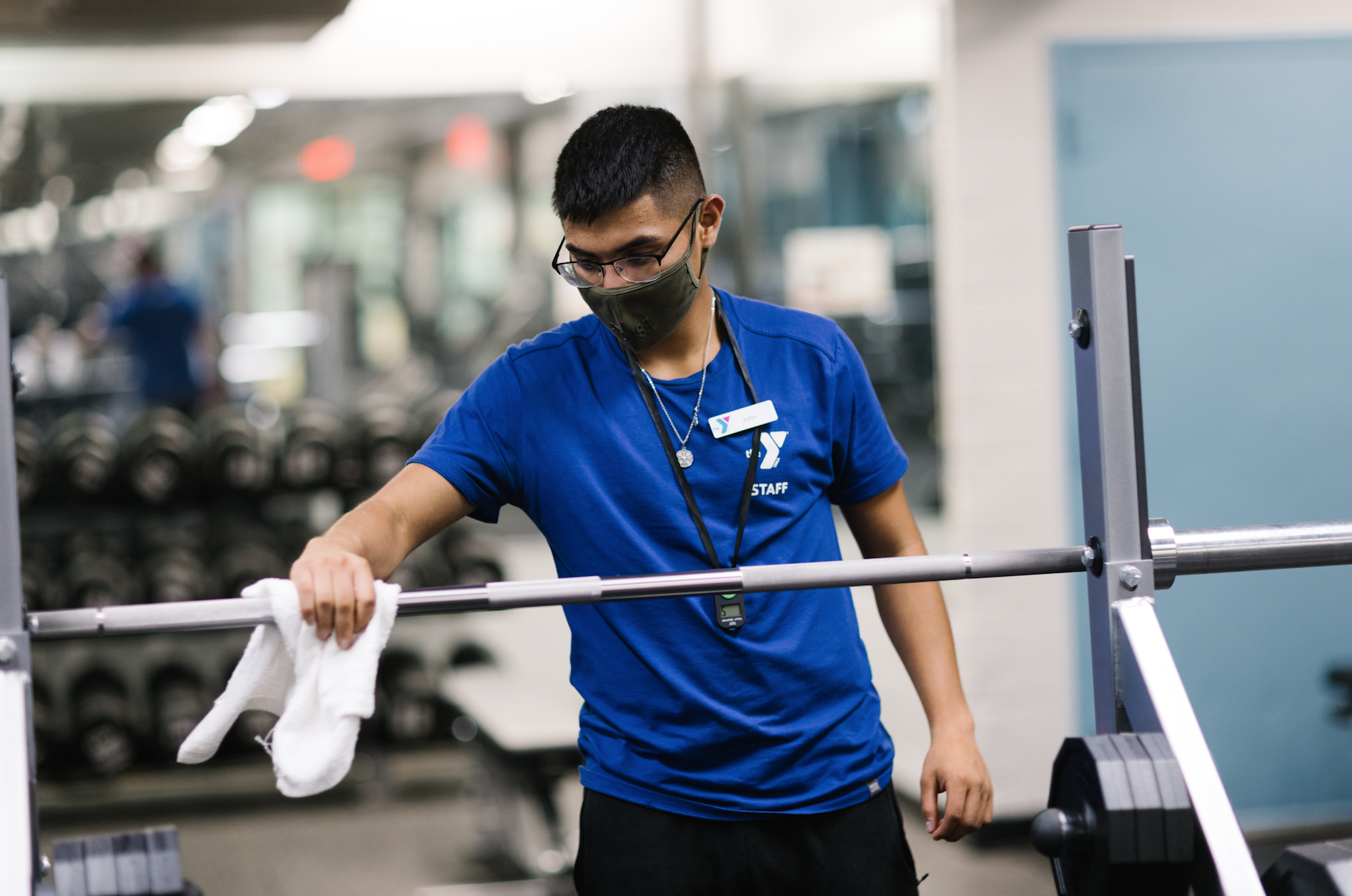 The gym closed, but the Cross Island Y never stopped serving Queens