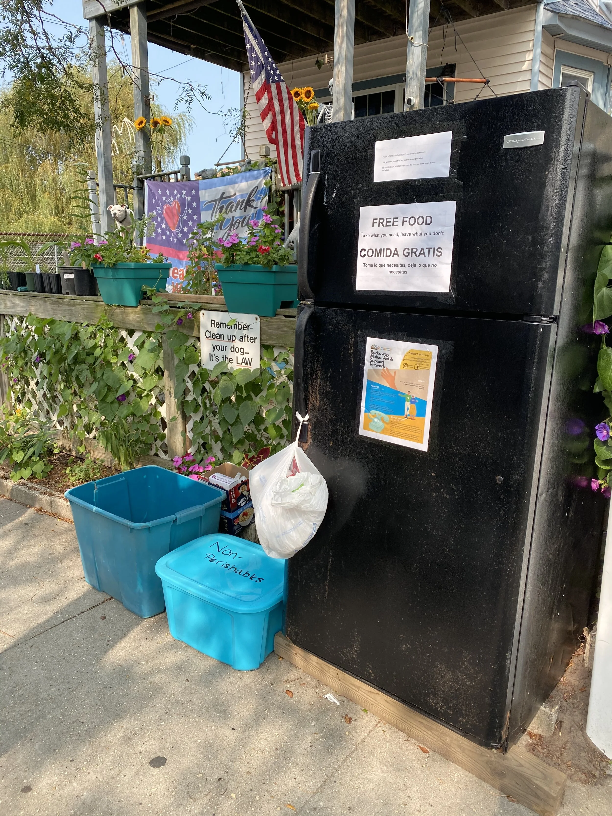 New Rockaway Beach community fridge has support of neighbors