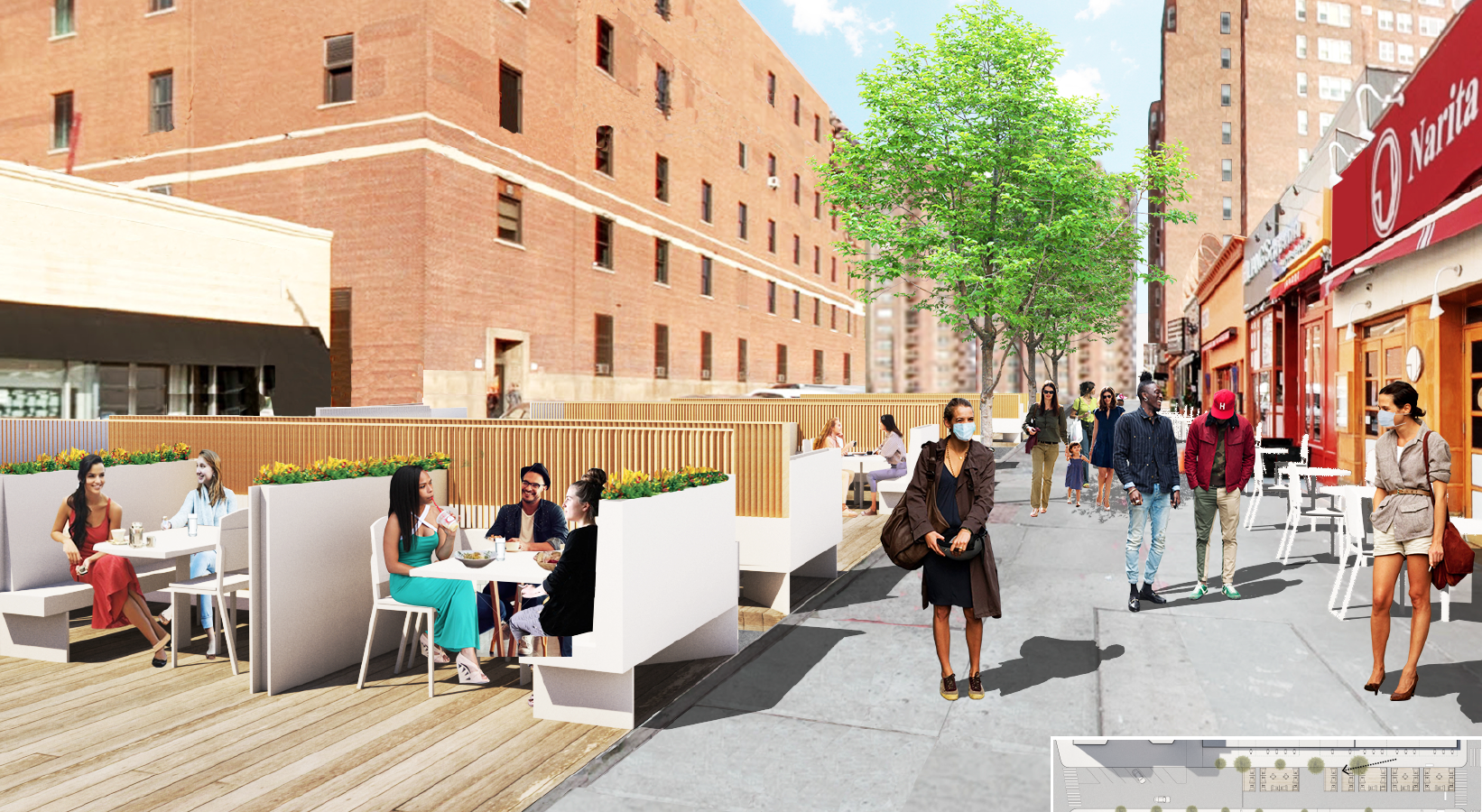 Forest Hills’ ‘Restaurant Row’ is now an everyday dining plaza