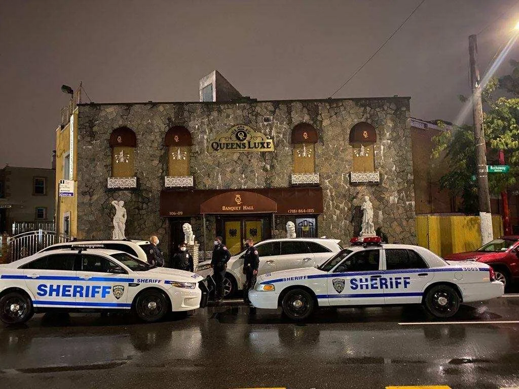 Illegal 200-person party busted inside Ozone Park catering hall