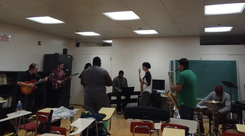 The beat goes on at York College jam sessions, despite major COVID adjustments