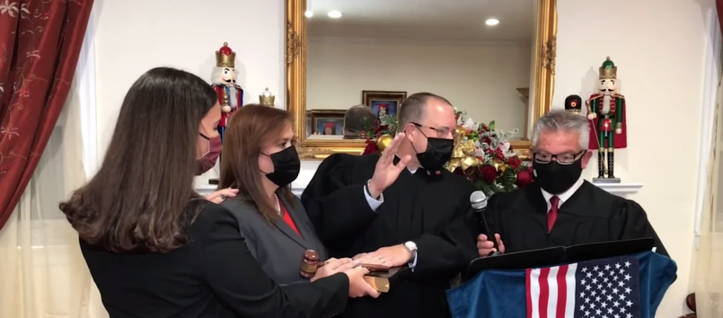 Judge Nestor Diaz sworn-in to Queens bench 