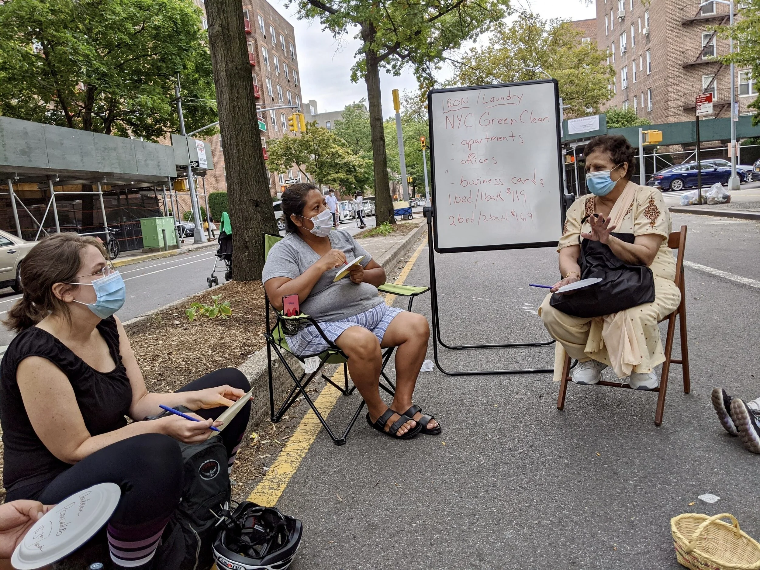 Immigrants learn English along carless street in Jackson Heights &nbsp;