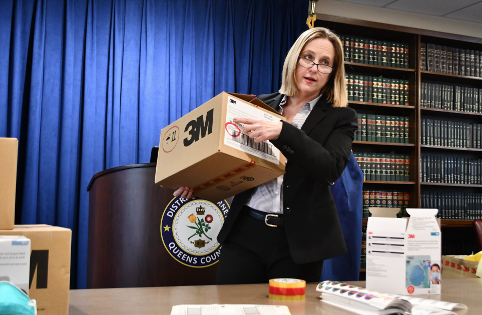 Authorities seize 1.7 million phony N95 masks from Queens counterfeiters