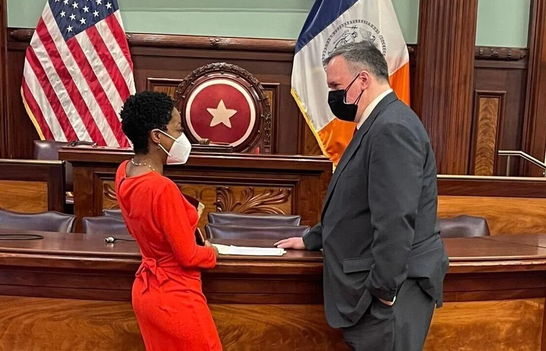 Queens newest councilmember talks COVID vaccines, JFK jobs plan and NYPD funding