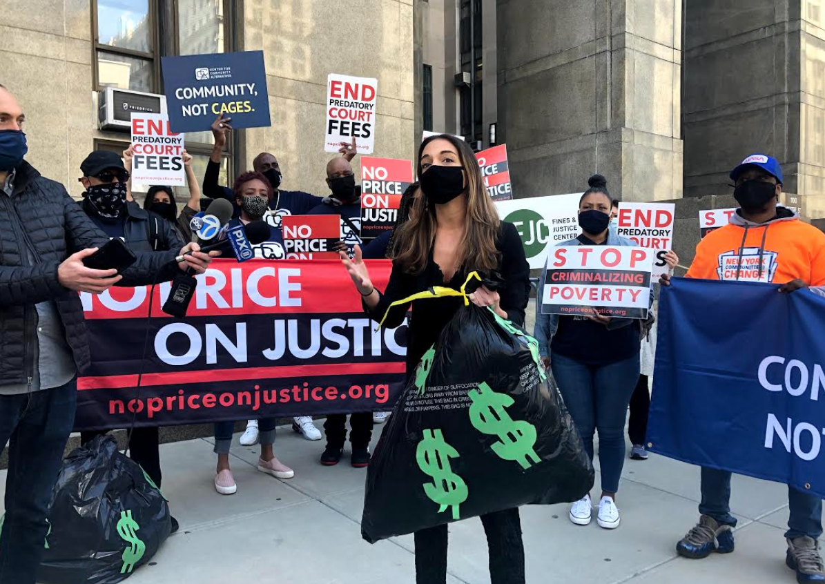 New York advocates urge Albany to eliminate court fines and fees