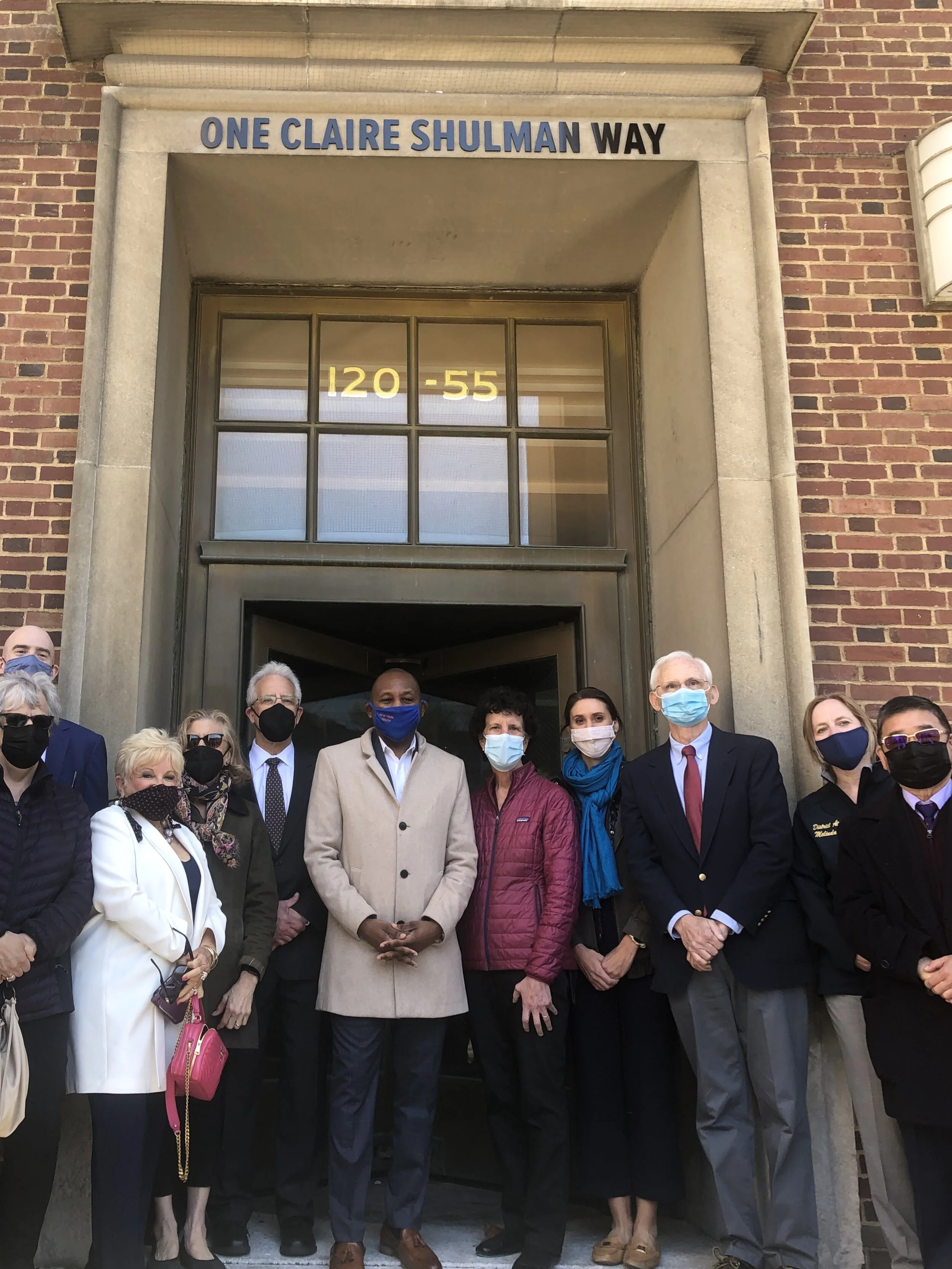 Queens Borough Hall ceremonial address honors late BP Claire Shulman 