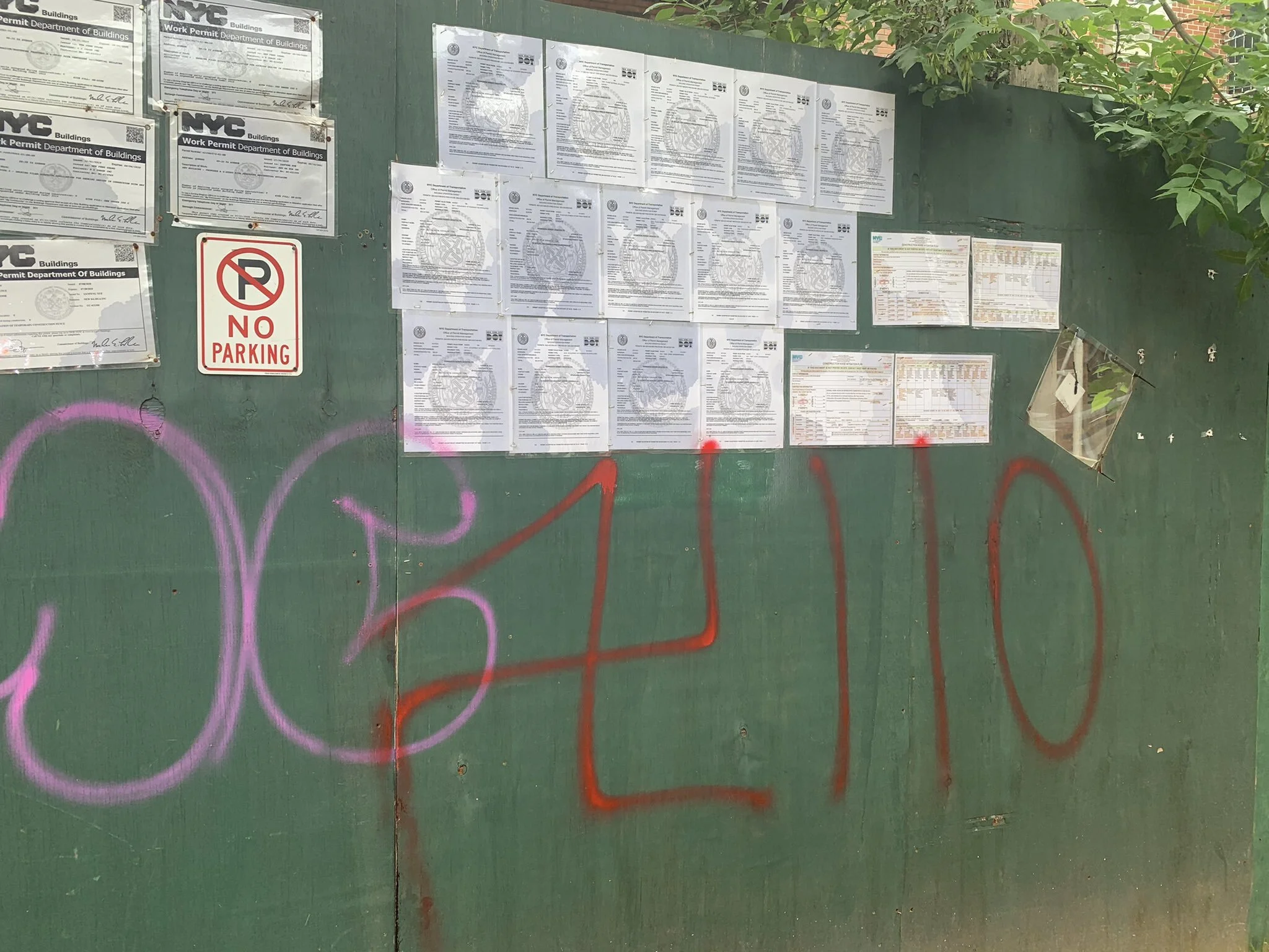 Vandal arrested for spraying swastikas in Elmhurst