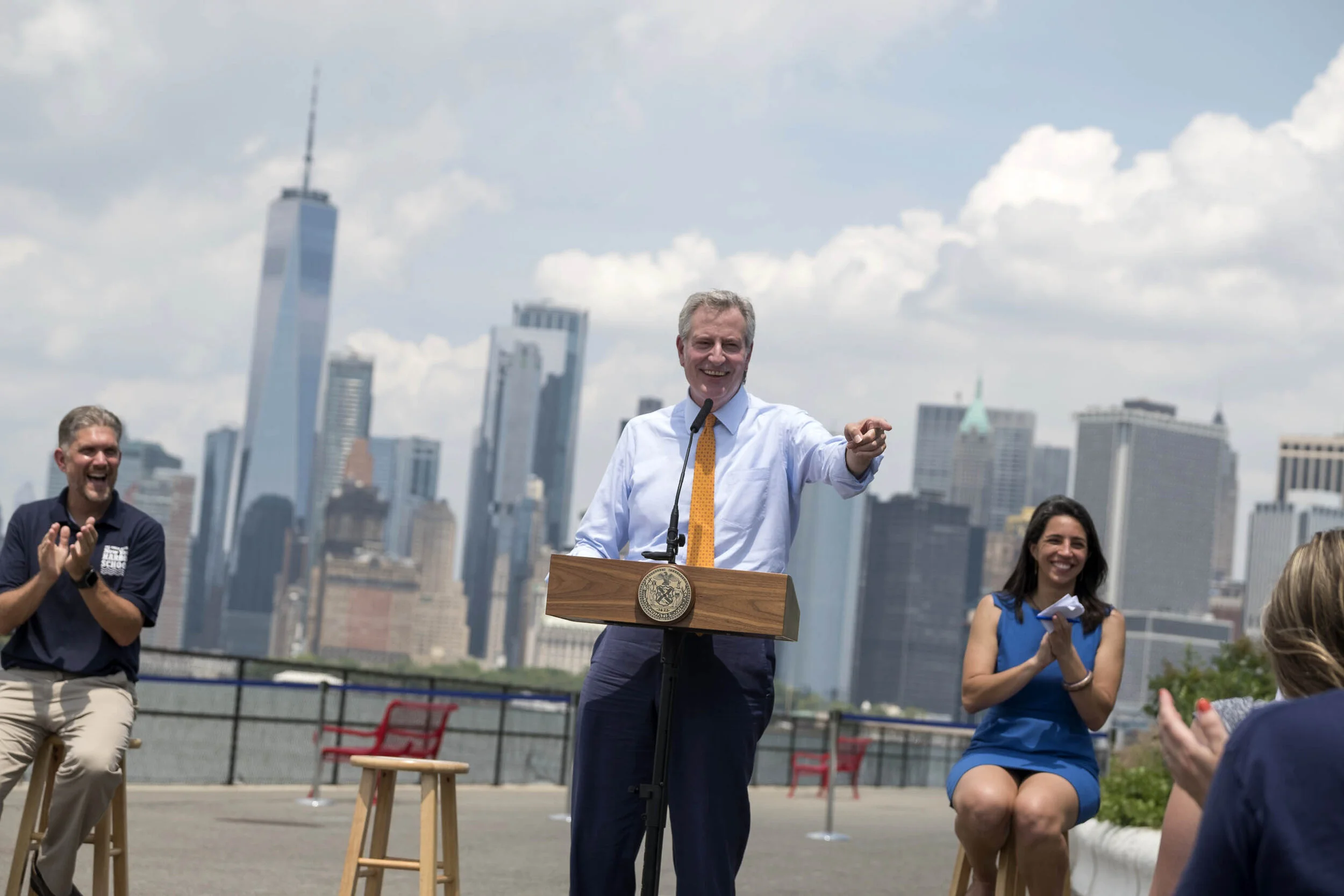 Mayor issues call to transform acres of Governors Island into climate research hub
