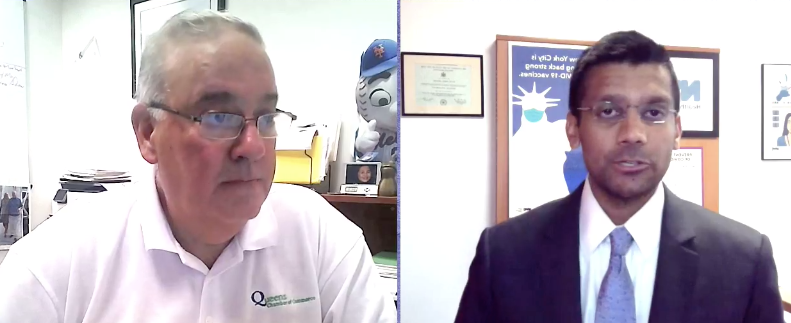 Chokshi joins Queens Chamber COVID talk