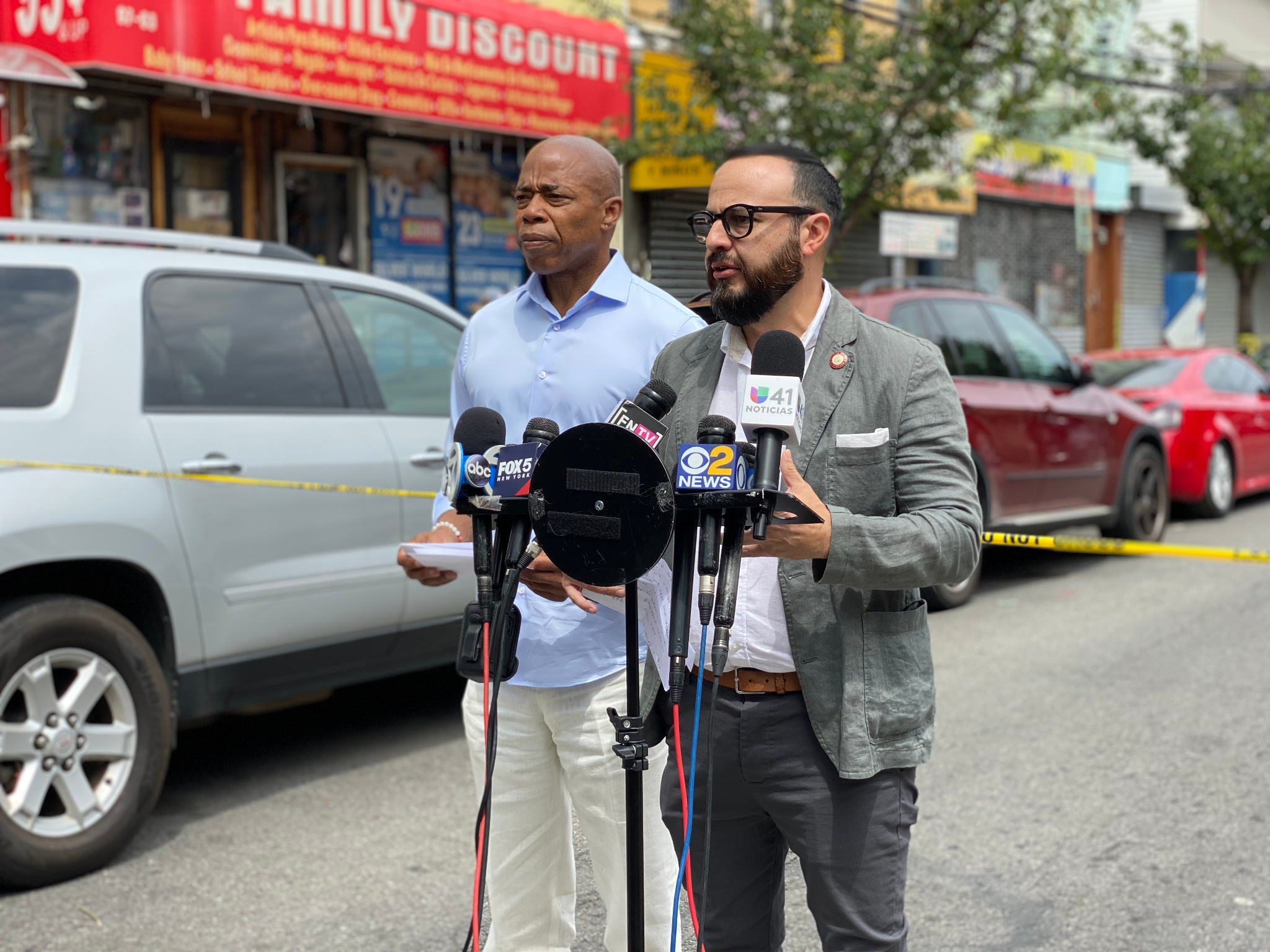 Electeds call for end to gun violence after Corona mass shooting