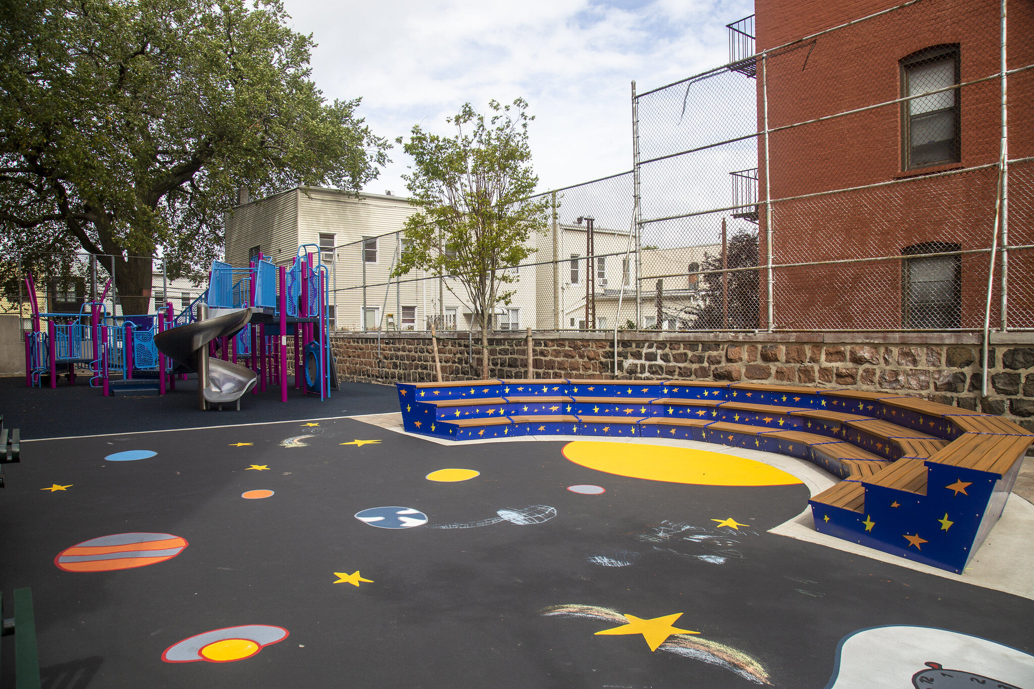 Astoria school opens student-designed green playground