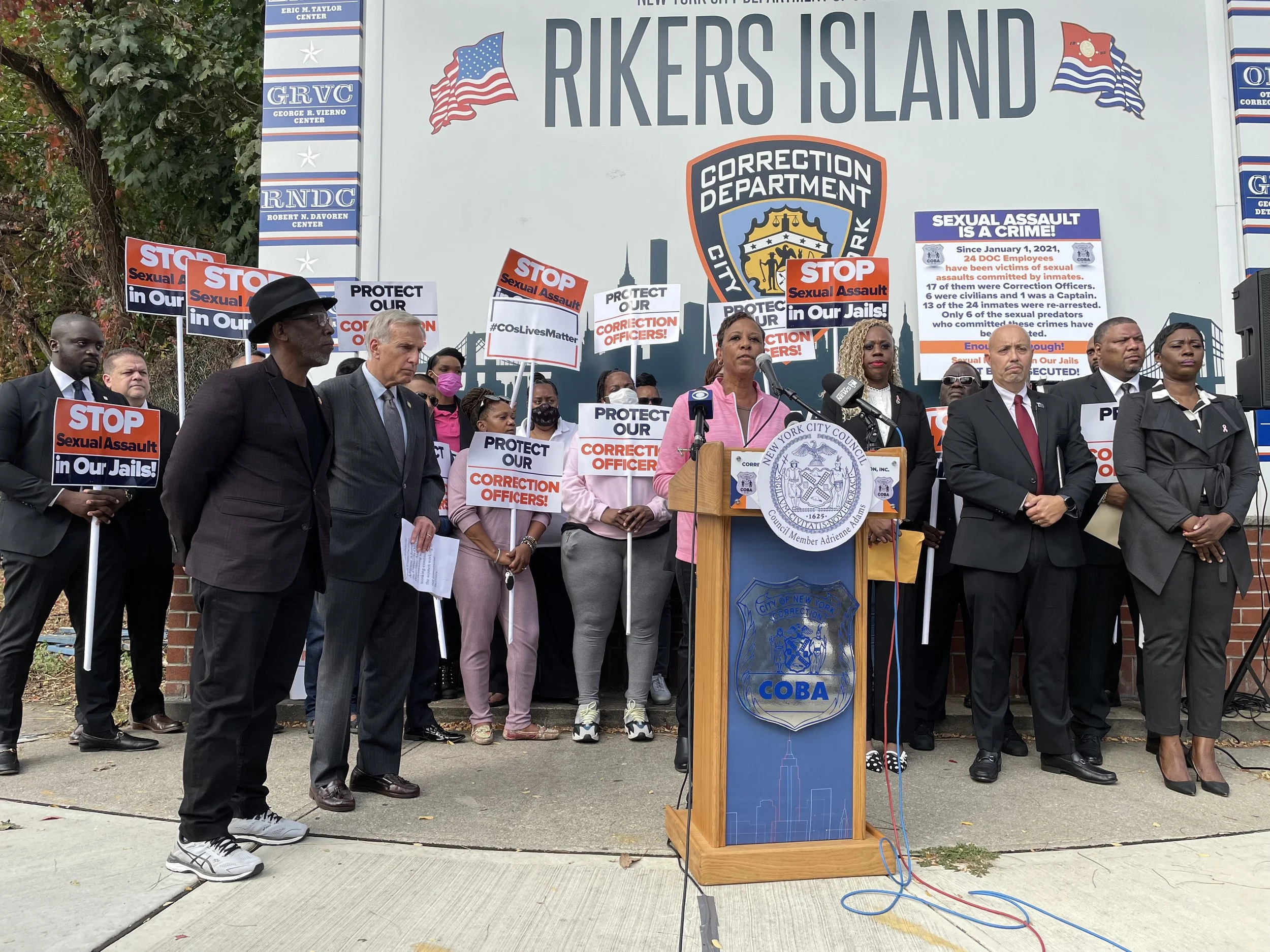 Queens electeds, COBA call on state to address sexual violence against officers