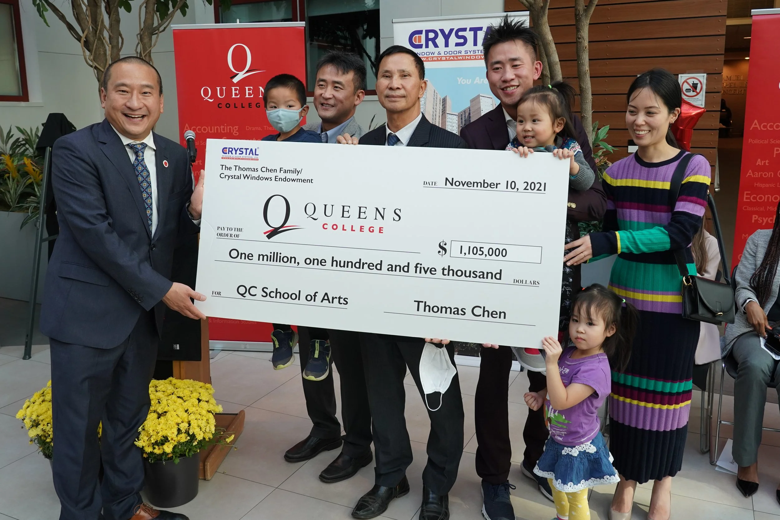 Local business donates over $1 mil to Queens College
