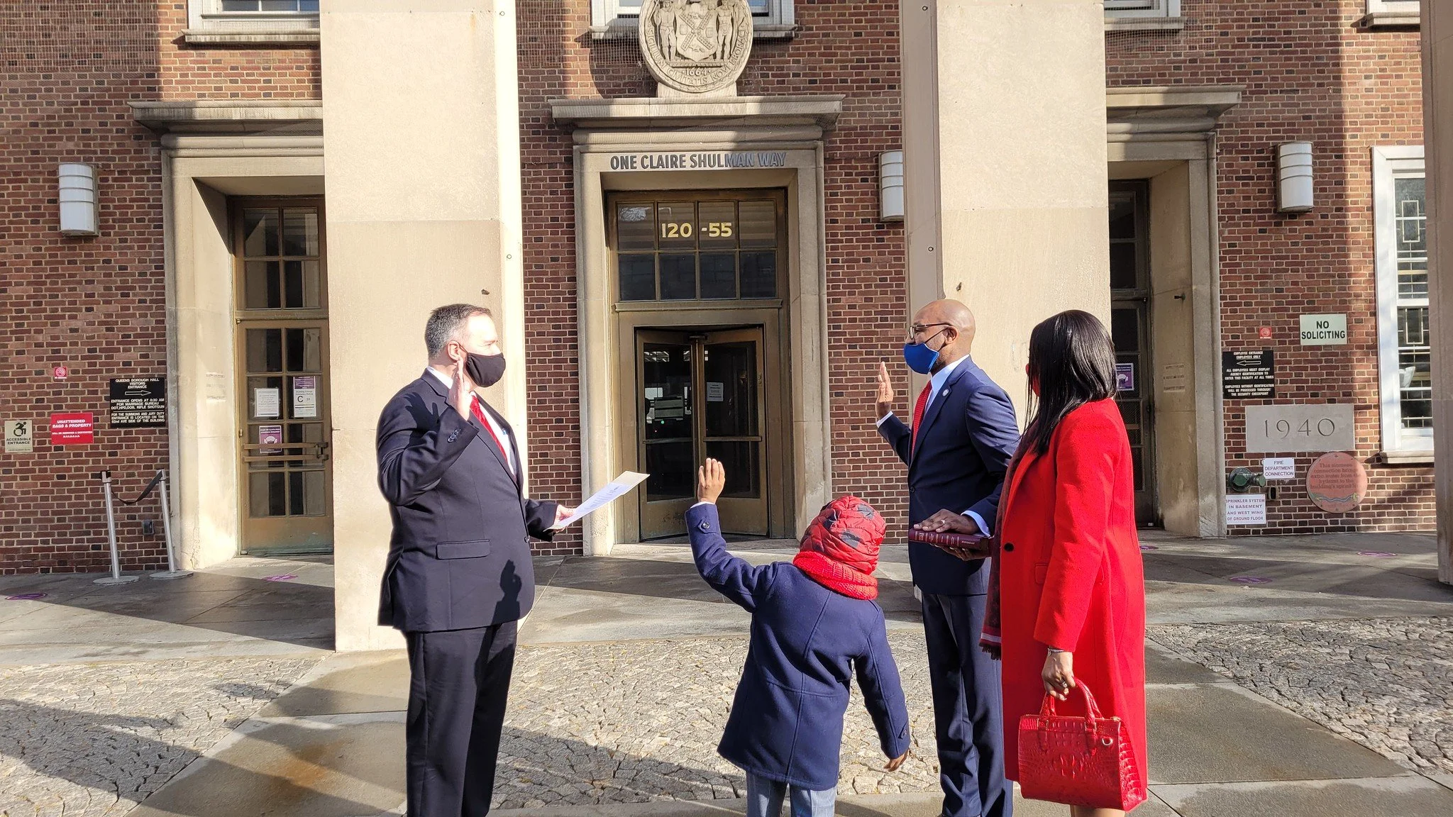 Richards begins first full term as borough president