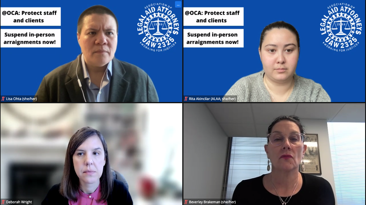 Public Defenders decry OCA decision to forge ahead in person